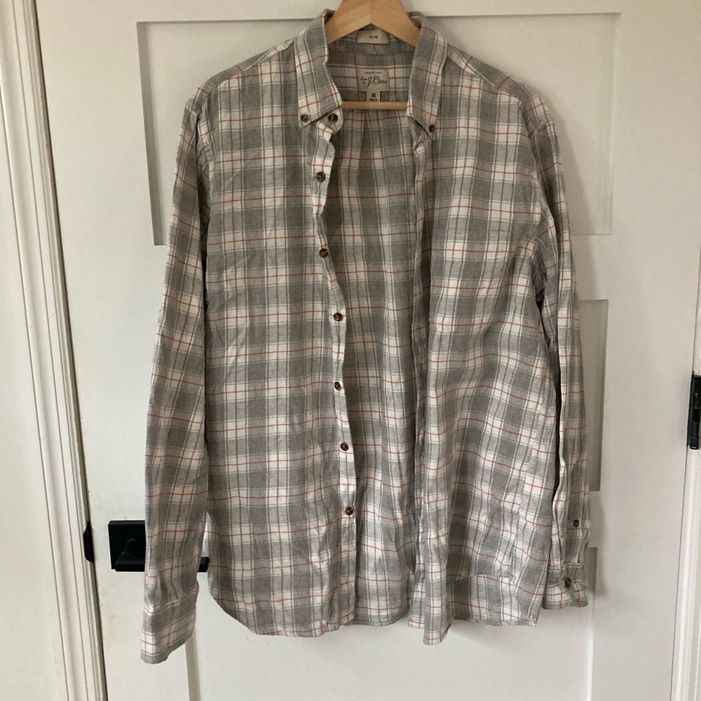 J. Crew Brushed Twill Slim Button-down